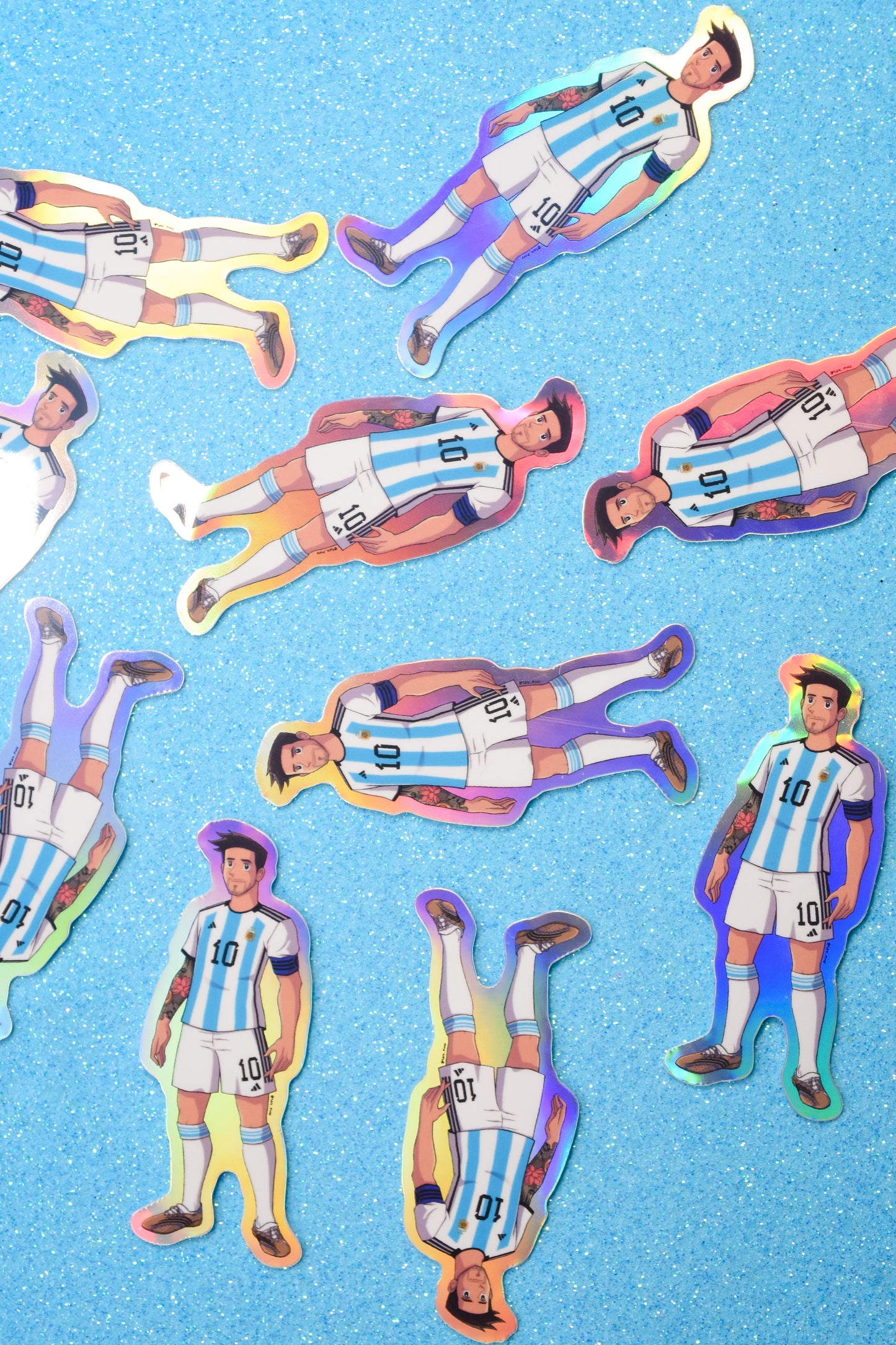 Sticker de Messi Super Campeón