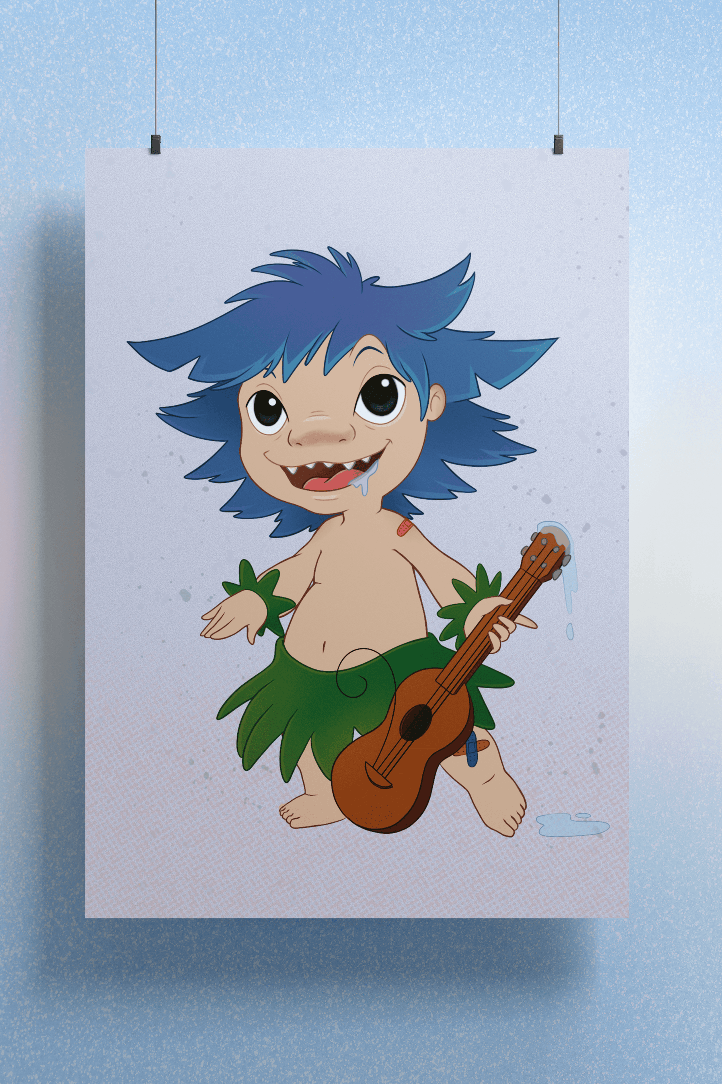 Print de Stitch Humano