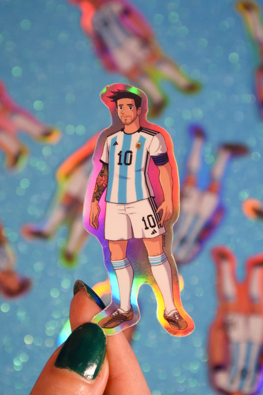 Sticker de Messi Super Campeón